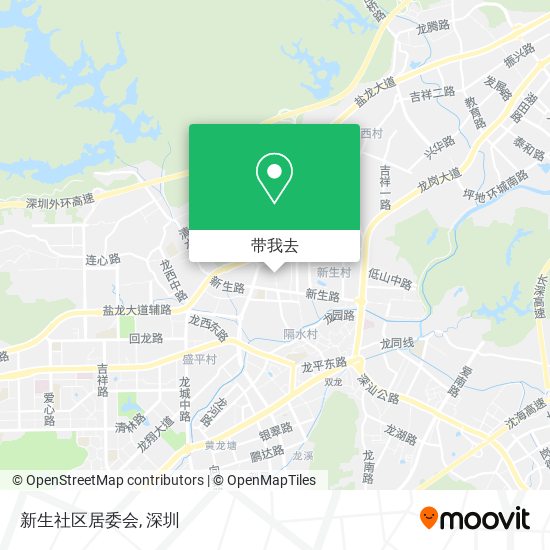 新生社区居委会地图