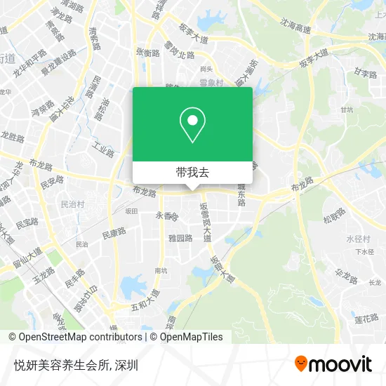 悦妍美容养生会所地图