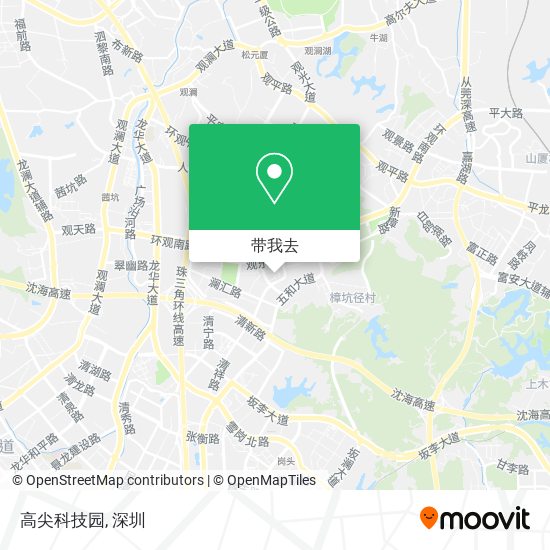 高尖科技园地图