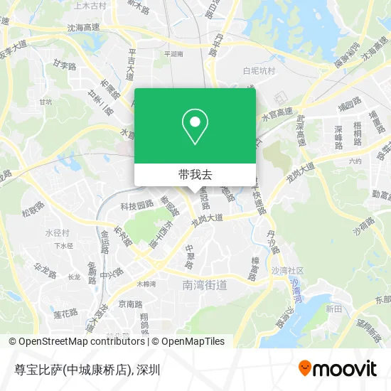 尊宝比萨(中城康桥店)地图