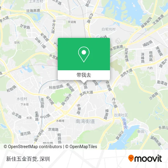 新佳五金百货地图
