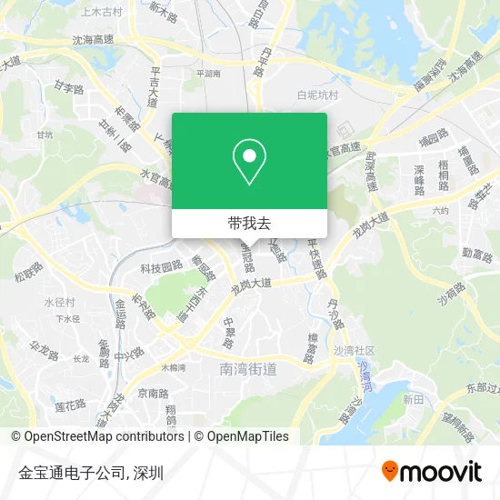 金宝通电子公司地图