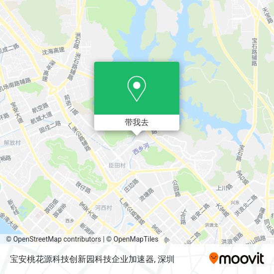 宝安桃花源科技创新园科技企业加速器地图