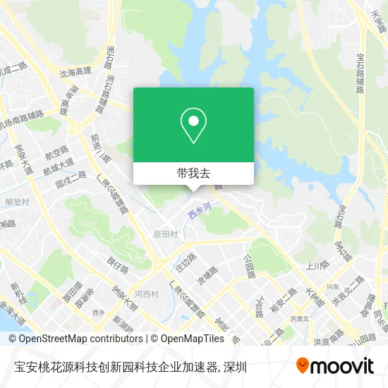 宝安桃花源科技创新园科技企业加速器地图