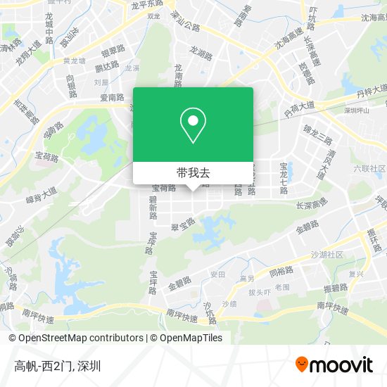 高帆-西2门地图