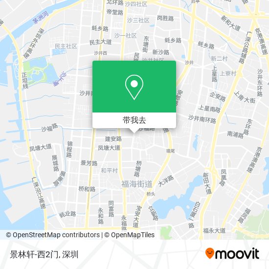 景林轩-西2门地图