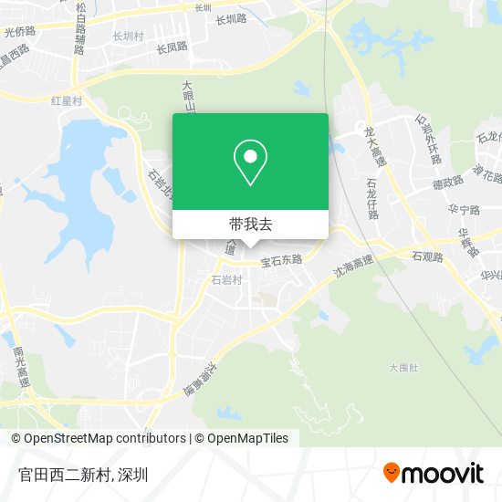 官田西二新村地图