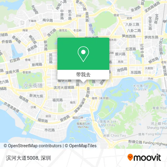 滨河大道5008地图