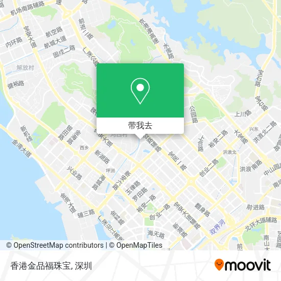 香港金品福珠宝地图