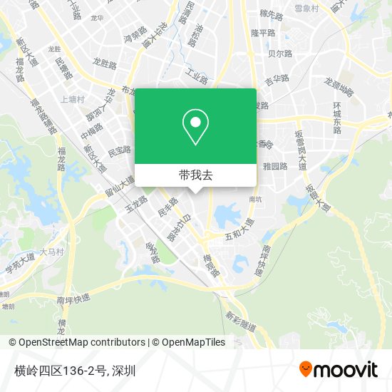 横岭四区136-2号地图