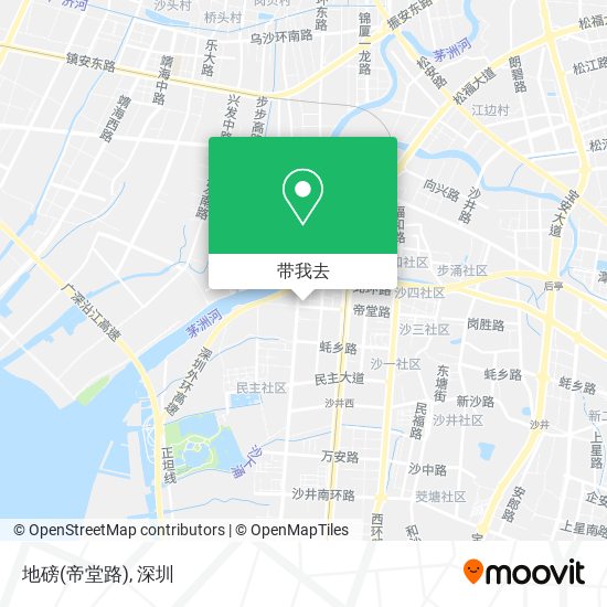 地磅(帝堂路)地图