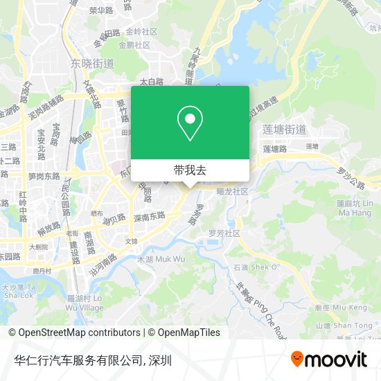 华仁行汽车服务有限公司地图