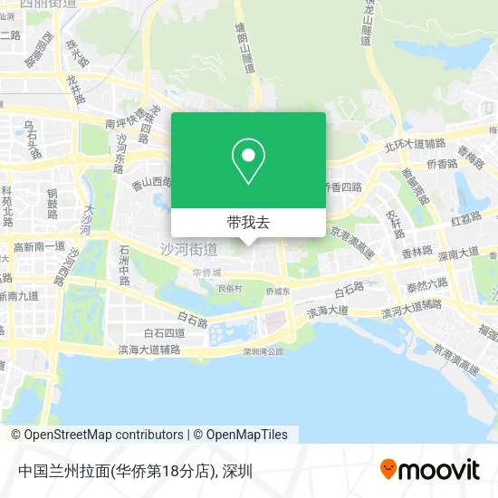 中国兰州拉面(华侨第18分店)地图
