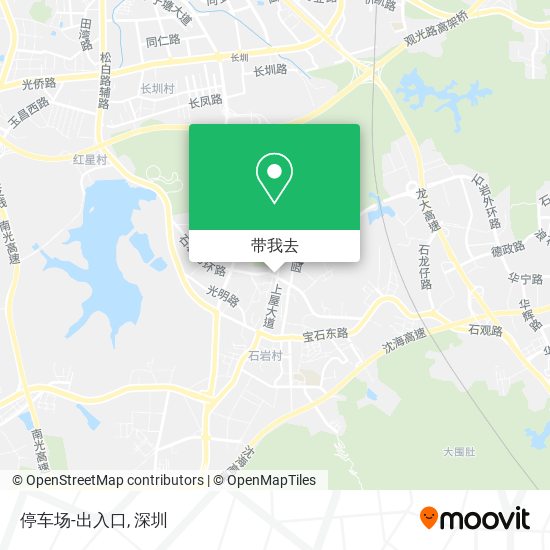 停车场-出入口地图