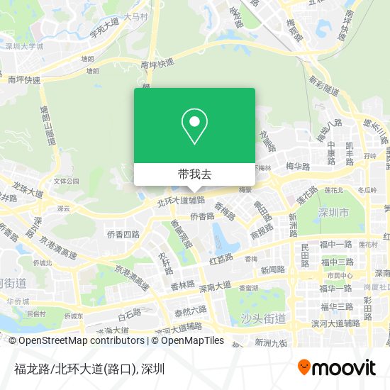 福龙路/北环大道(路口)地图