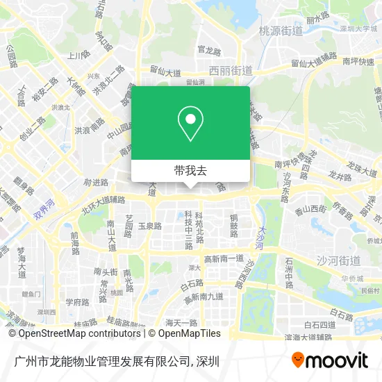 广州市龙能物业管理发展有限公司地图