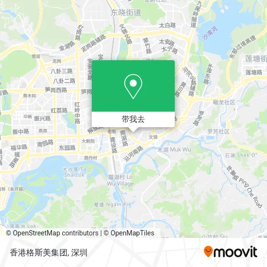 香港格斯美集团地图