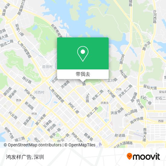 鸿发样广告地图