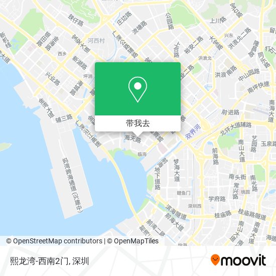 熙龙湾-西南2门地图