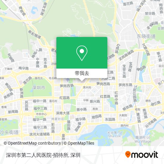 深圳市第二人民医院-招待所地图