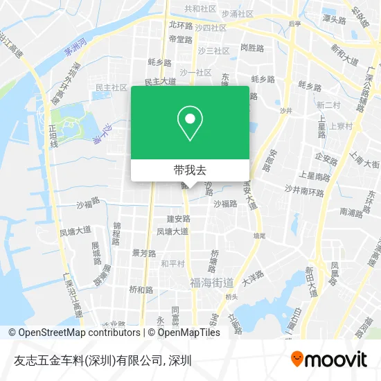 友志五金车料(深圳)有限公司地图
