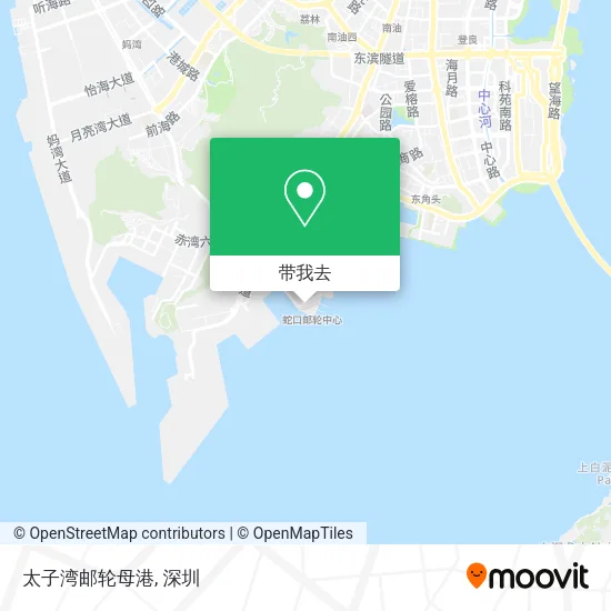 太子湾邮轮母港地图