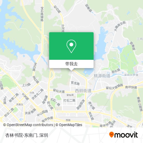 杏林书院-东南门地图