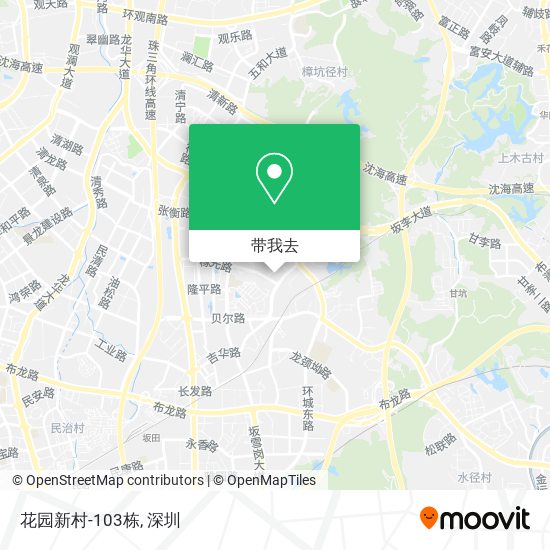 花园新村-103栋地图