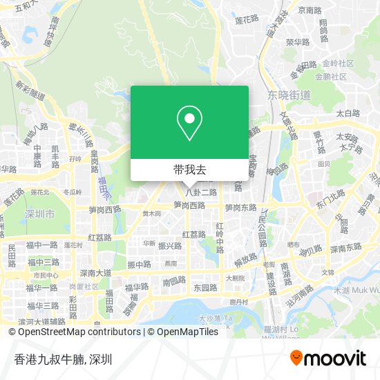 香港九叔牛腩地图