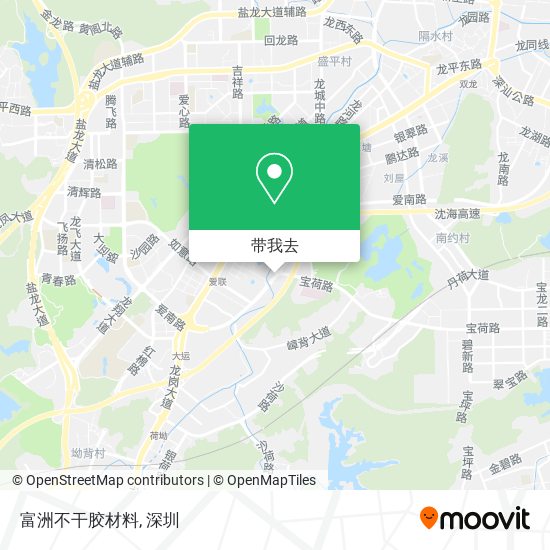 富洲不干胶材料地图