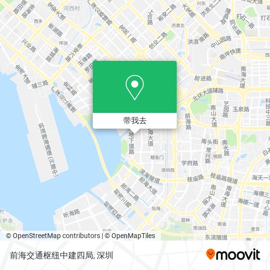前海交通枢纽中建四局地图
