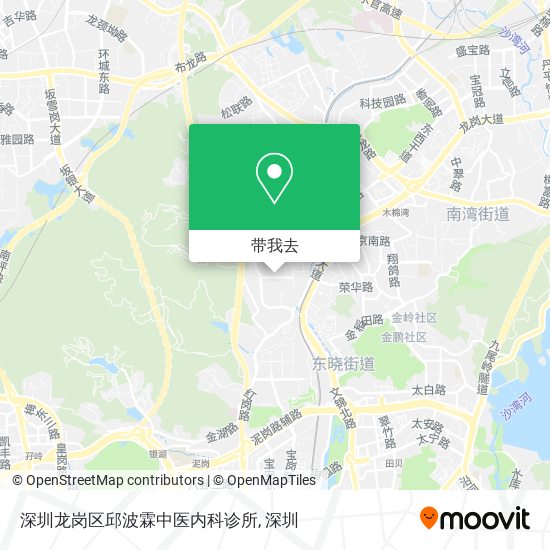 深圳龙岗区邱波霖中医内科诊所地图
