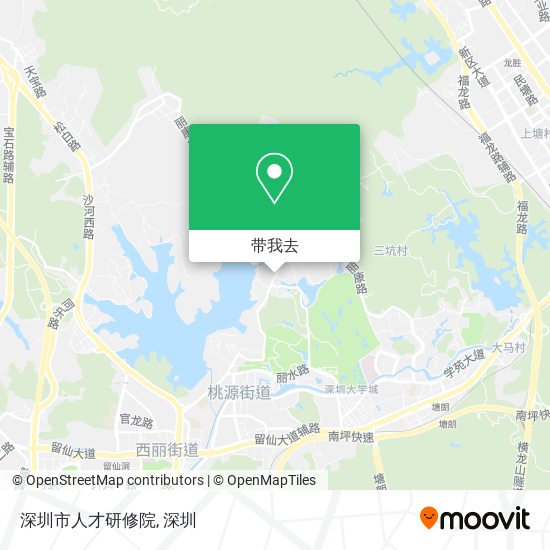 深圳市人才研修院地图