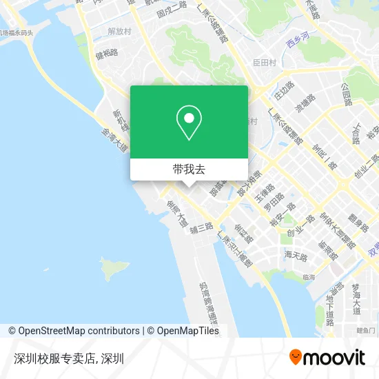 深圳校服专卖店地图
