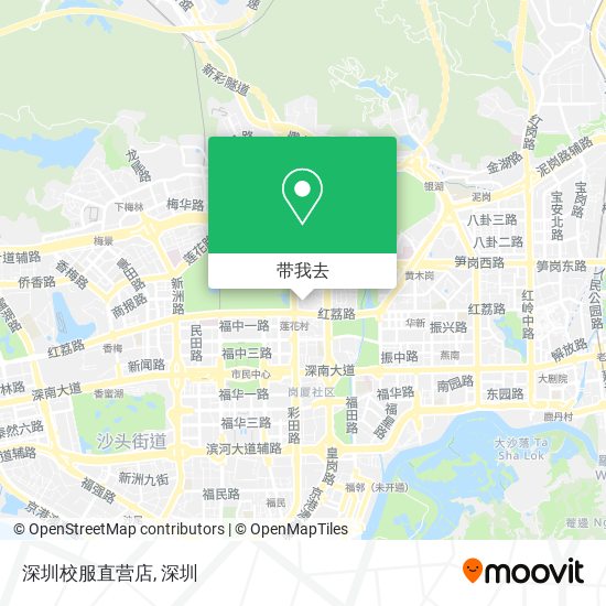 深圳校服直营店地图