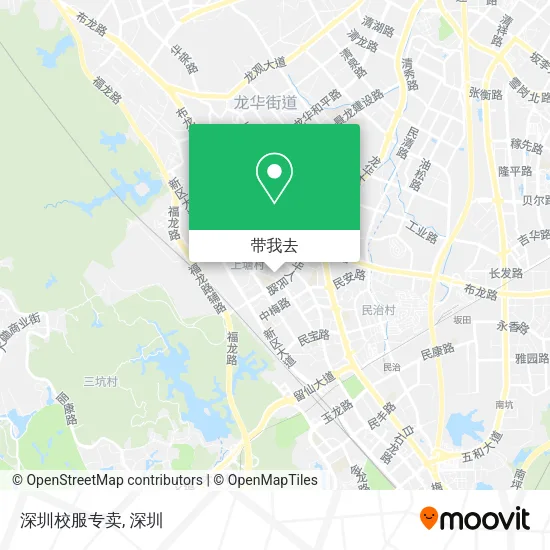 深圳校服专卖地图