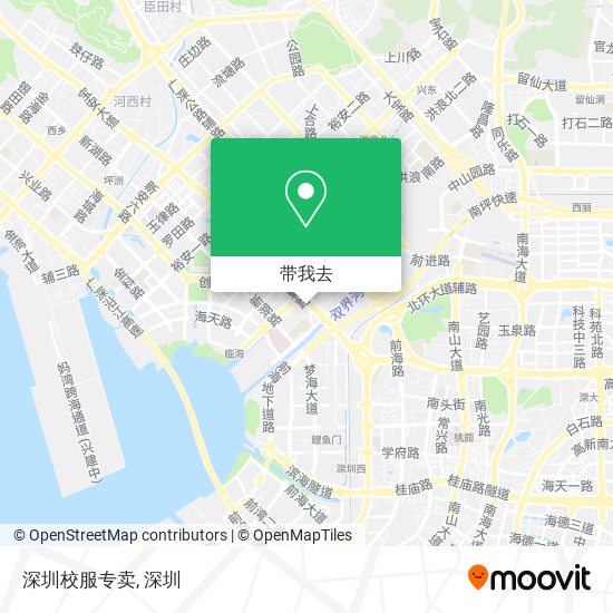 深圳校服专卖地图