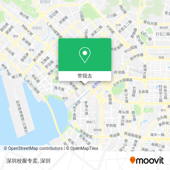 深圳校服专卖地图