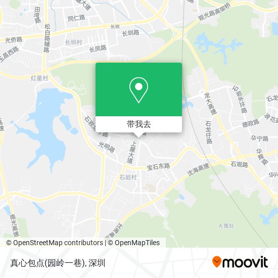真心包点(园岭一巷)地图