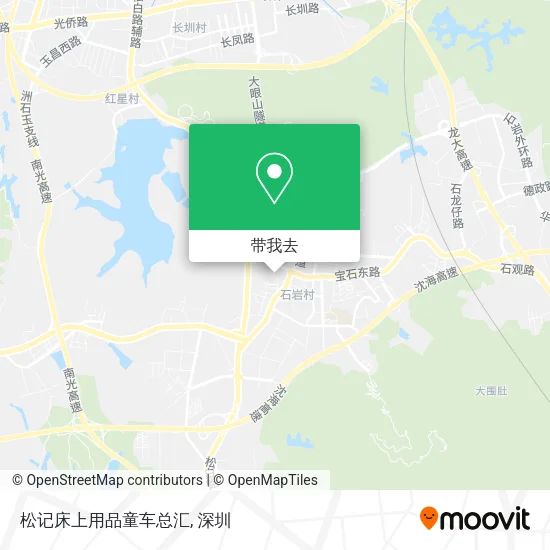 松记床上用品童车总汇地图