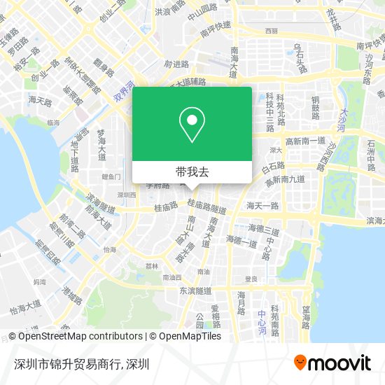 深圳市锦升贸易商行地图