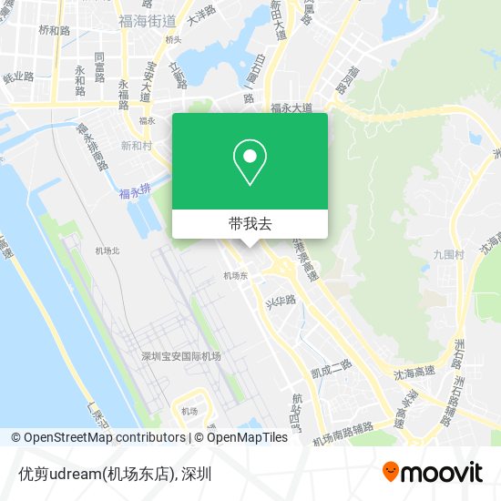 优剪udream(机场东店)地图