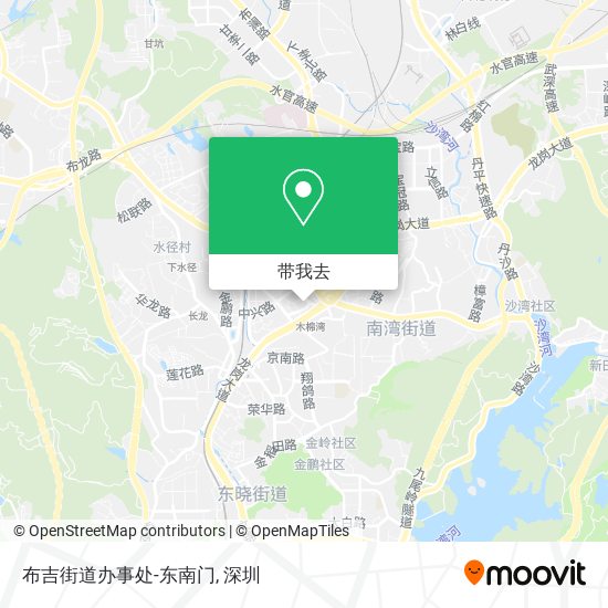 布吉街道办事处-东南门地图