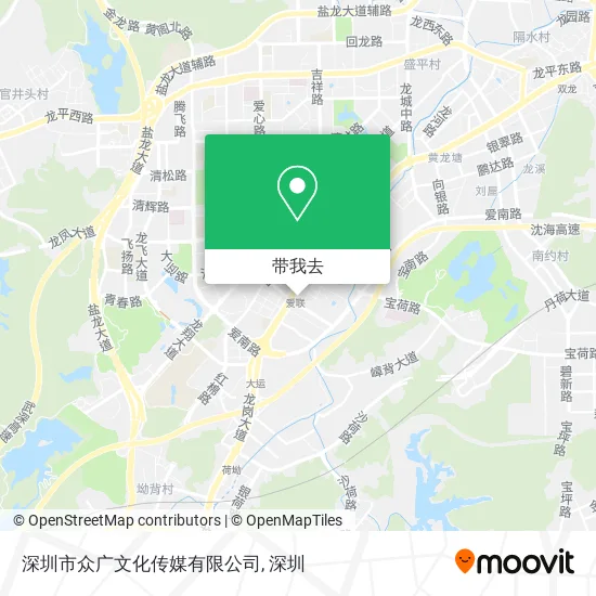 深圳市众广文化传媒有限公司地图