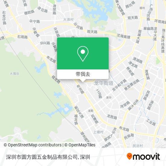 深圳市圆方圆五金制品有限公司地图