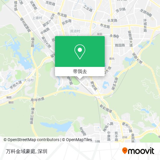万科金域豪庭地图