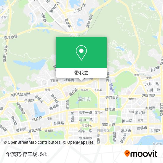 华茂苑-停车场地图