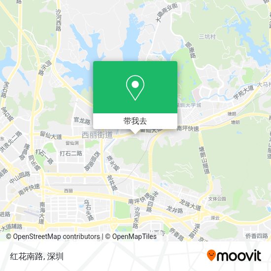 红花南路地图