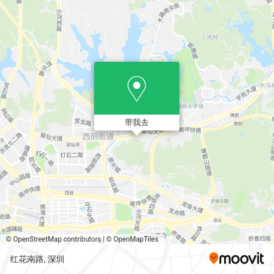 红花南路地图