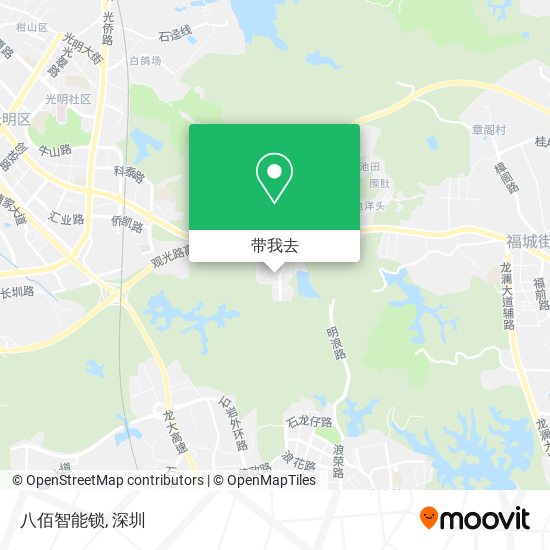 八佰智能锁地图